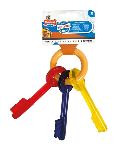 Nylabone Puppy Chew Bijtsleutels Baconsmaak Tot 16 Kg