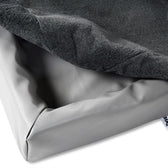 Bia Bed Fleece Hoes Hondenmand Grijs Bia-7 120X100X15 Cm