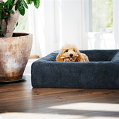Bia Bed Fleece Hoes Hondenmand Grijs Bia-7 120X100X15 Cm