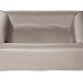 Bia Bed Kunstleer Hoes Hondenmand Taupe Bia-2 60X50X12,5 Cm