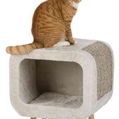 Trixie Alicia Relax Huis Lichtgrijs / Grijs Gemeleerd 48X48X38 Cm