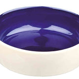Trixie Voerbak Kat Keramiek Creme / Blauw 13 Cm 300 Ml