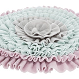 Trixie Junior Snuffelmat Zacht Roze / Mintgroen / Grijs 38X38 Cm
