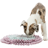 Trixie Junior Snuffelmat Zacht Roze / Mintgroen / Grijs 38X38 Cm
