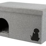 Trixie Kattenhuis Kimy Grijs 70X40X40 Cm
