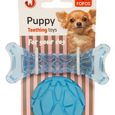 Fofos Puppy Bot En Bal Blauw 11X4,5X2 Cm / 7X7X7 Cm