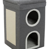 Trixie Krabpaal Cat Tower Saul Grijs 39X39X64 Cm