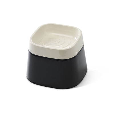 Savic Ergo Cube Drinkbak Creme / Zwart 22X22X16 Cm
