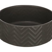 Trixie Voerbak / Drinkbak Wave Keramiek Grijs 16 Cm 900 Ml