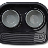 Savic Butler Voerstation Happy Planet Zwart 45X36X8 Cm