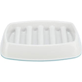Trixie Voerbak Slowfeeding Kunststof / Tpr Grijs 15X15 Cm 350 Ml