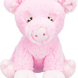 Trixie Be Eco Varkentje Edison Pluche Gerecycled Roze 24 Cm