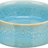 Trixie Voerbak / Drinkbak Keramiek Blauw 13X13 Cm 400 Ml