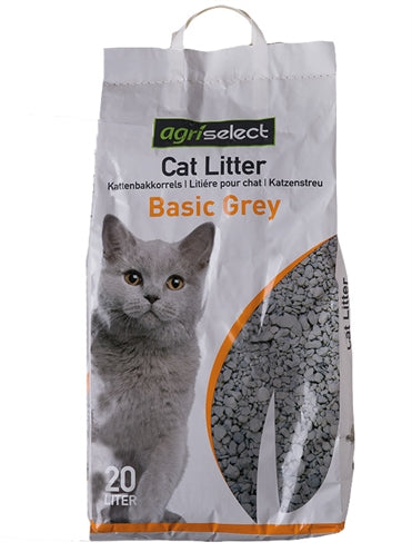 Agriselect Basic Grey Kattenbakvulling 10 Ltr