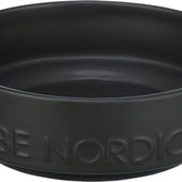 Trixie Be Nordic Voerbak Hond Keramiek / Rubber Zwart 16 Cm