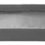 Bia Bed Kunstleer Hoes Hondenmand Grijs Bia-7 120X100X15 Cm