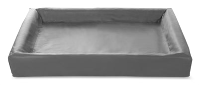 Bia Bed Kunstleer Hoes Hondenmand Grijs Bia-7 120X100X15 Cm