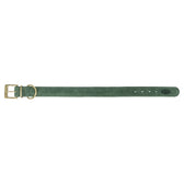 Trixie Halsband Hond Pure Leer Saliegroen L 47-54X4 Cm