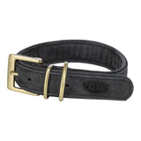 Trixie Halsband Hond Pure Leer Zwart L-Xl 52-63X4 Cm