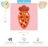 Happy Pet Tabby Patch Wortel Puzzel Intelligentie Speelgoed 28X18X4 Cm