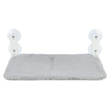 Trixie Hangmat Voor Aan Raam Opvouwbaar Pluche / Mesh Wit / Grijs 58X34 Cm