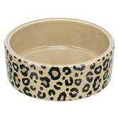 Trixie Voerbak / Drinkbak Leo Keramiek Panterprint Assorti 1 Ltr 18X18X7 Cm