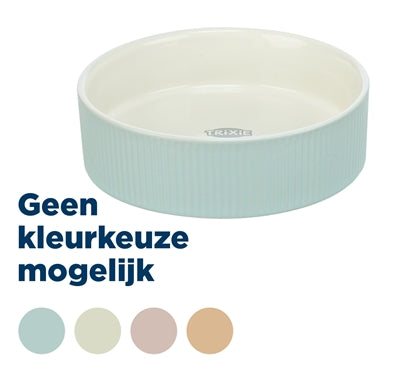 Trixie Voerbak / Drinkbak Keramiek Assorti 15X15X7 Cm