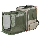 Trixie Rugzak Rocco Maximaal 10 Kg Beige / Olijfgroen 40X30X42 Cm
