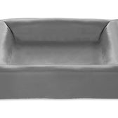 Bia Bed Kunstleer Hoes Hondenmand Grijs Bia-7 120X100X15 Cm
