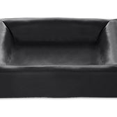 Bia Bed Kunstleer Hoes Hondenmand Zwart Bia-4 85X70X15 Cm