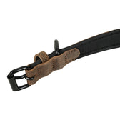 Zolux Expert Halsband Hond Premium Leer / Neopreen Bruin 55X2,5 Cm